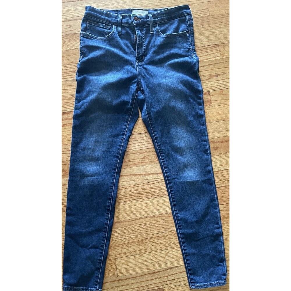 Madewell Roadtripper Womens Jeans Size 30 Blue Denim Cotton Stretch Tapered Leg